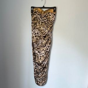 Cristino strapless dress sequins size small